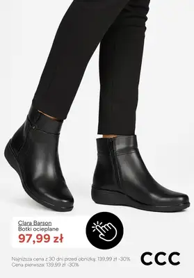 CCC - gazetka promocyjna OCIEPLANE obuwie damskie - PROMOCJE od środy 14.01  - strona 4