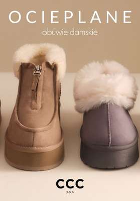 CCC - gazetka promocyjna OCIEPLANE obuwie damskie - PROMOCJE od środy 14.01 