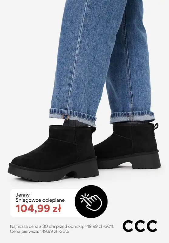 CCC - gazetka promocyjna OCIEPLANE obuwie damskie - PROMOCJE od środy 14.01  - strona 6