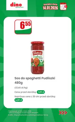 Dino - gazetka promocyjna Specjalna oferta na 14.01.2026 - promocje spoza gazetki od środy 14.01 do środy 14.01 - strona 8