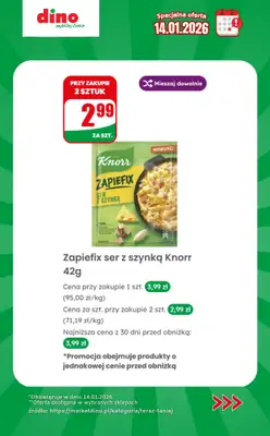 Dino - gazetka promocyjna Specjalna oferta na 14.01.2026 - promocje spoza gazetki od środy 14.01 do środy 14.01 - strona 9