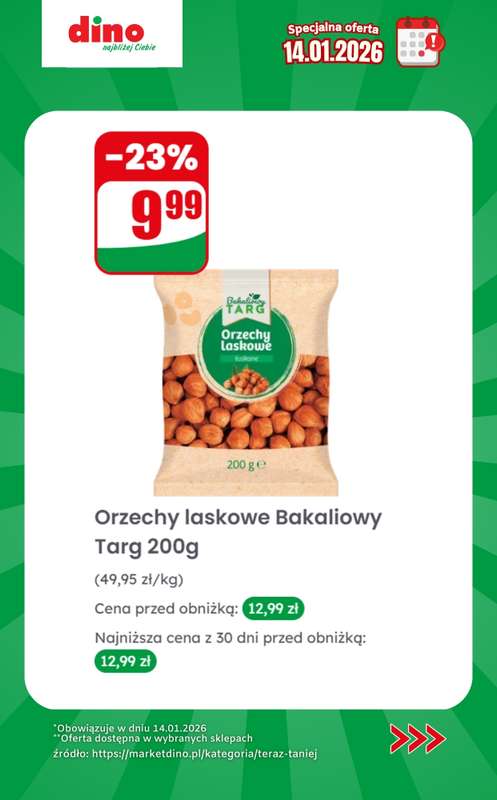 Dino - gazetka promocyjna Specjalna oferta na 14.01.2026 - promocje spoza gazetki od środy 14.01 do środy 14.01 - strona 10