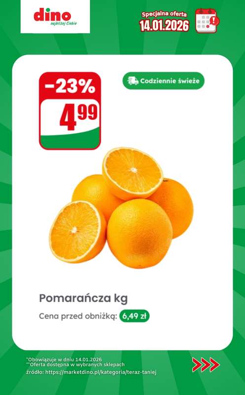 Dino - gazetka promocyjna Specjalna oferta na 14.01.2026 - promocje spoza gazetki od środy 14.01 do środy 14.01 - strona 2