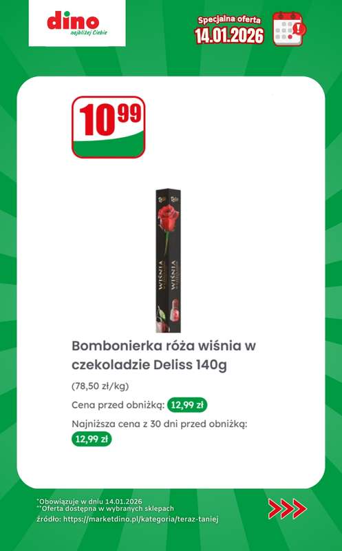 Dino - gazetka promocyjna Specjalna oferta na 14.01.2026 - promocje spoza gazetki od środy 14.01 do środy 14.01 - strona 7