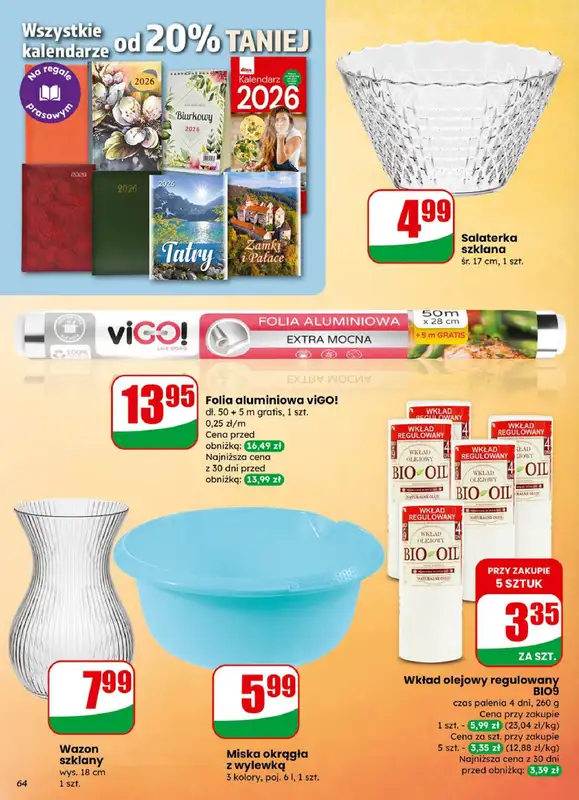 Dino - gazetka promocyjna Gazetka od środy 14.01 do wtorku 20.01 - strona 64