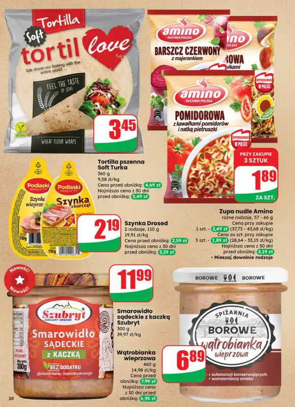 Dino - gazetka promocyjna Gazetka od środy 14.01 do wtorku 20.01 - strona 30