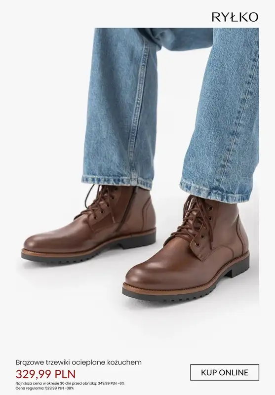 Ryłko - gazetka promocyjna SALE DO -50% - obuwie męskie od środy 14.01  - strona 5