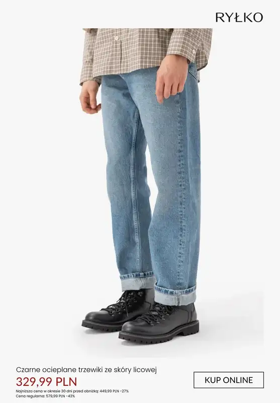 Ryłko - gazetka promocyjna SALE DO -50% - obuwie męskie od środy 14.01  - strona 4