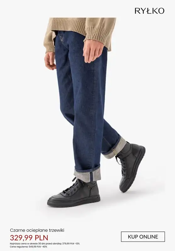 Ryłko - gazetka promocyjna SALE DO -50% - obuwie męskie od środy 14.01  - strona 7