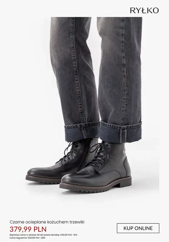 Ryłko - gazetka promocyjna SALE DO -50% - obuwie męskie od środy 14.01  - strona 6