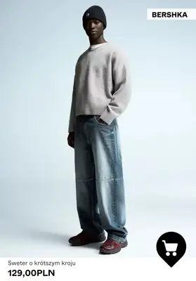 Bershka - gazetka promocyjna NOWOŚCI dla niego od środy 14.01  - strona 4