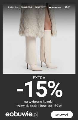 eobuwie.pl - gazetka promocyjna -15% na wybrane buty zimowe, od 169 zł! od środy 14.01 do niedzieli 18.01