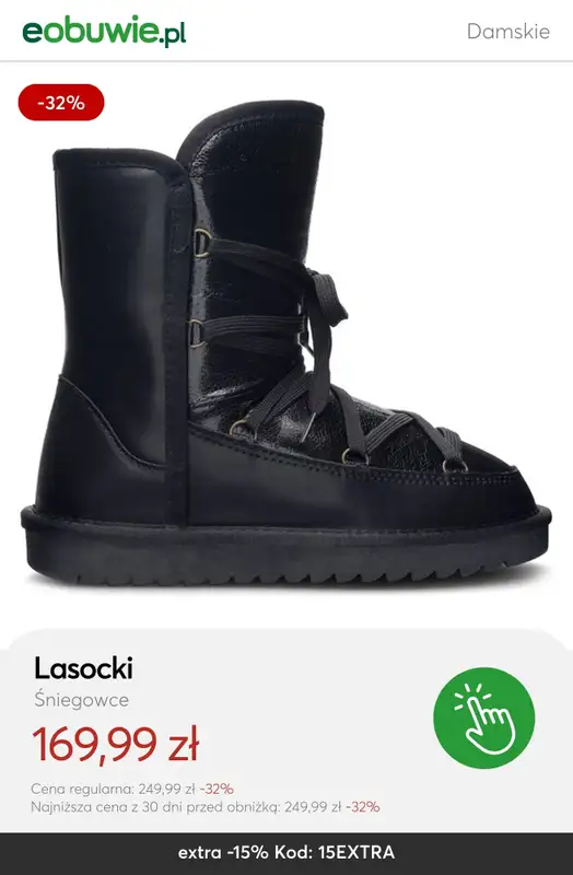 eobuwie.pl - gazetka promocyjna -15% na wybrane buty zimowe, od 169 zł! od środy 14.01 do niedzieli 18.01 - strona 5