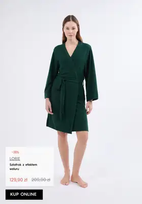 Dzień Babci i Dziadka - gazetka promocyjna Etam | SALE szlafroki damskie od środy 14.01 do czwartku 22.01 - strona 7