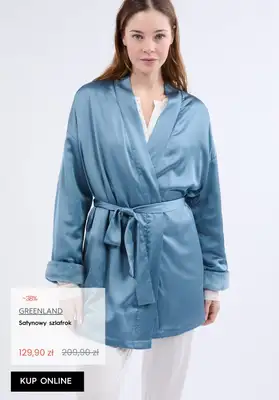 Dzień Babci i Dziadka - gazetka promocyjna Etam | SALE szlafroki damskie od środy 14.01 do czwartku 22.01 - strona 8