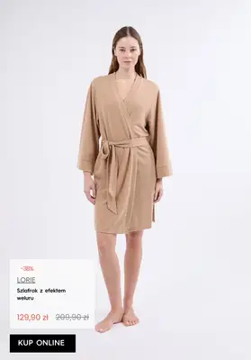 Dzień Babci i Dziadka - gazetka promocyjna Etam | SALE szlafroki damskie od środy 14.01 do czwartku 22.01 - strona 5