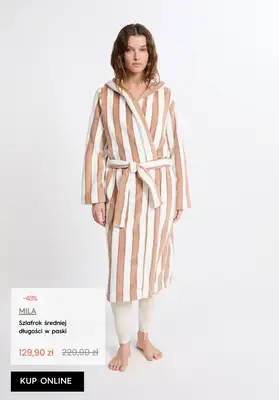 Dzień Babci i Dziadka - gazetka promocyjna Etam | SALE szlafroki damskie od środy 14.01 do czwartku 22.01 - strona 4