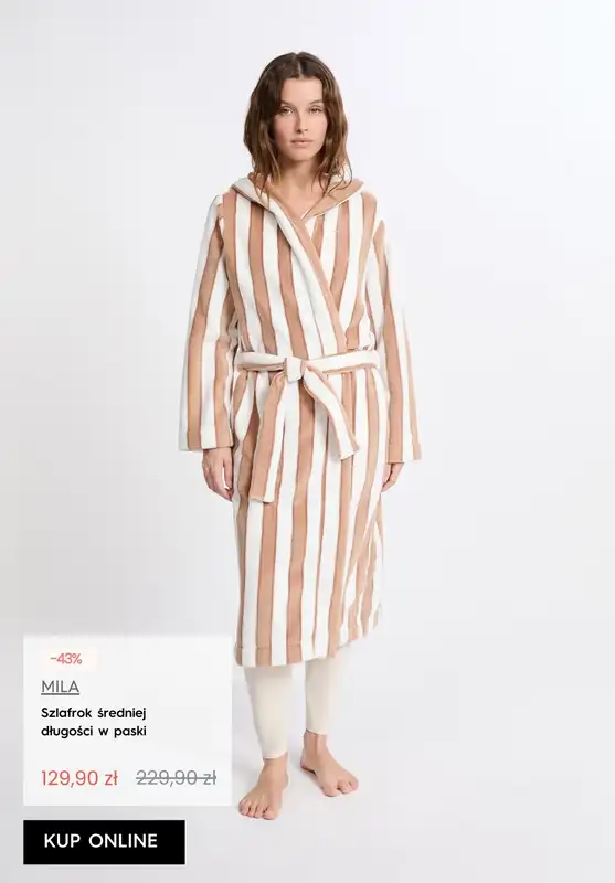 Dzień Babci i Dziadka - gazetka promocyjna Etam | SALE szlafroki damskie od środy 14.01 do czwartku 22.01 - strona 4