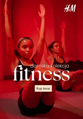 H&M - gazetka promocyjna Damska kolecja FITNESS od środy 14.01 