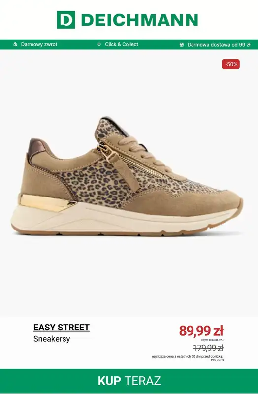 Deichmann - gazetka promocyjna Setki nowych przecenionych artykułów do -50% od środy 14.01  - strona 4