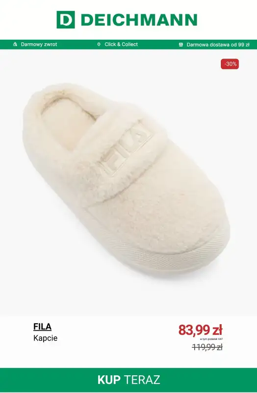 Deichmann - gazetka promocyjna Setki nowych przecenionych artykułów do -50% od środy 14.01  - strona 7