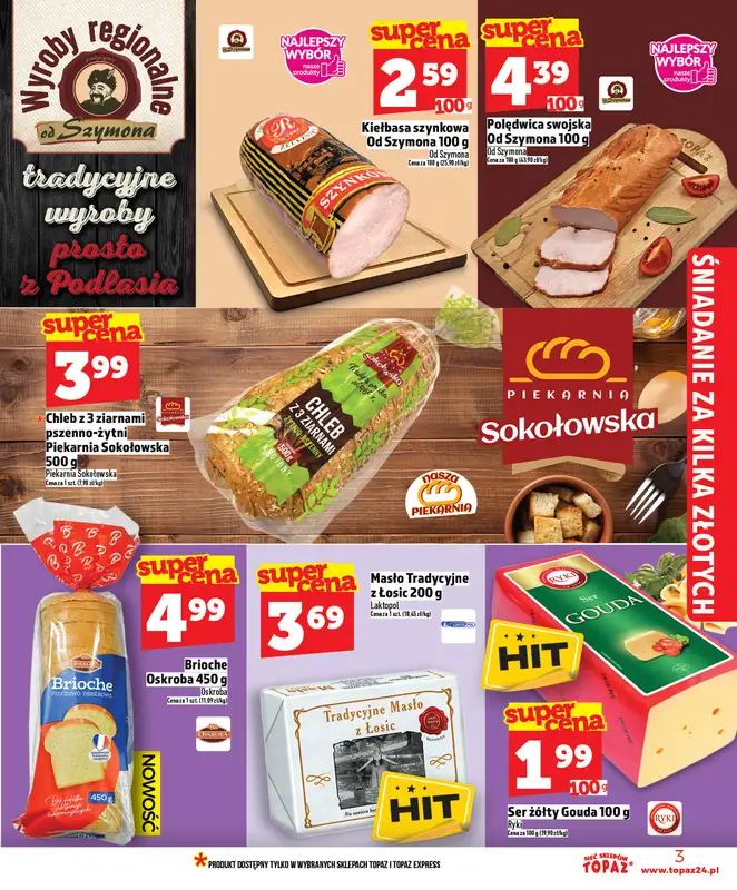TOPAZ - gazetka promocyjna Gazetka od czwartku 22.01 do środy 28.01 - strona 3