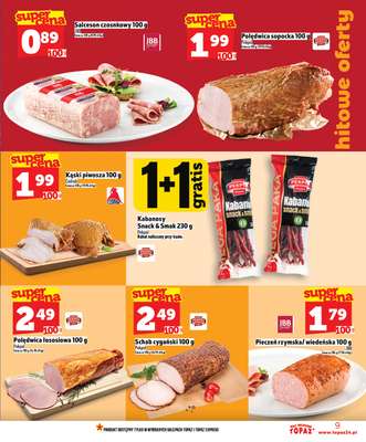 TOPAZ - gazetka promocyjna Gazetka od czwartku 22.01 do środy 28.01 - strona 9