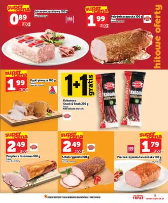 TOPAZ - gazetka promocyjna Gazetka od czwartku 22.01 do środy 28.01 - strona 9