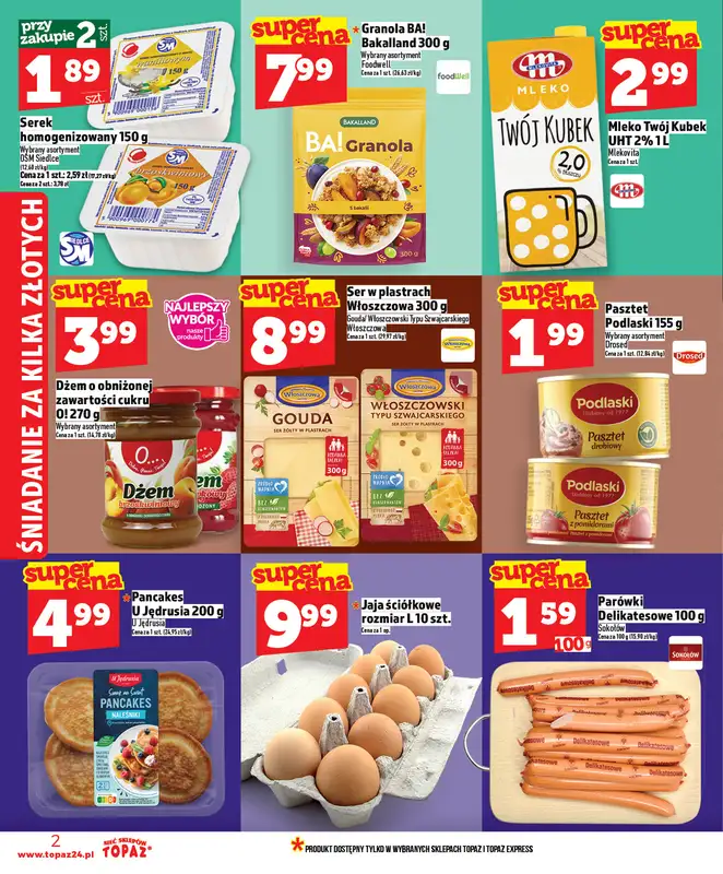 TOPAZ - gazetka promocyjna Gazetka od czwartku 22.01 do środy 28.01 - strona 2