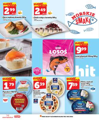 TOPAZ - gazetka promocyjna Gazetka od czwartku 22.01 do środy 28.01 - strona 16