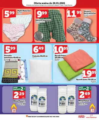 TOPAZ - gazetka promocyjna Gazetka od czwartku 22.01 do środy 28.01 - strona 27