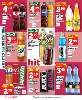 TOPAZ - gazetka promocyjna Gazetka od czwartku 22.01 do środy 28.01 - strona 22