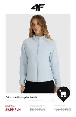 4F - gazetka promocyjna Polary damskie w supercenach! od środy 14.01  - strona 2