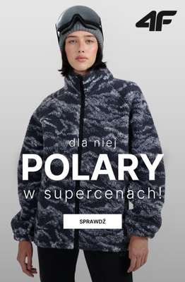 4F - gazetka promocyjna Polary damskie w supercenach! od środy 14.01 