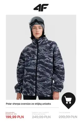 4F - gazetka promocyjna Polary damskie w supercenach! od środy 14.01  - strona 9