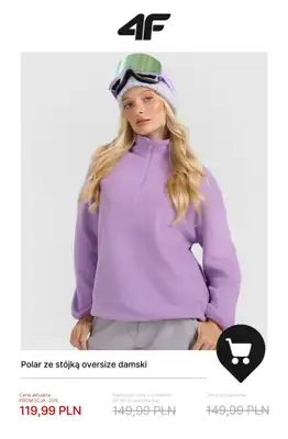 4F - gazetka promocyjna Polary damskie w supercenach! od środy 14.01  - strona 8