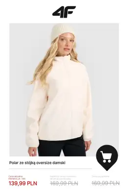 4F - gazetka promocyjna Polary damskie w supercenach! od środy 14.01  - strona 4
