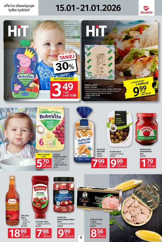 Selgros - gazetka promocyjna Jeszcze więcej super promocji! od czwartku 15.01 do środy 21.01 - strona 6