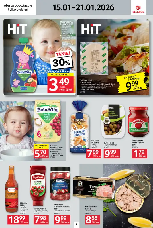 Selgros - gazetka promocyjna Jeszcze więcej super promocji! od czwartku 15.01 do środy 21.01 - strona 6