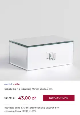 home&you - gazetka promocyjna SALE: szkatułki na biżuterię od środy 14.01 do czwartku 22.01 - strona 6