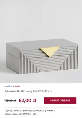 home&you - gazetka promocyjna SALE: szkatułki na biżuterię od środy 14.01 do czwartku 22.01 - strona 4