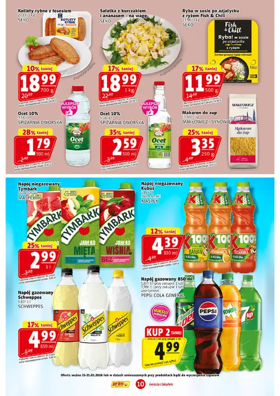 Prim Market - gazetka promocyjna Gazetka od czwartku 15.01 do środy 21.01 - strona 10