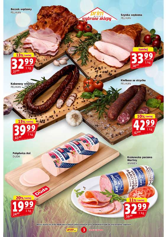 Prim Market - gazetka promocyjna Gazetka od czwartku 15.01 do środy 21.01 - strona 3