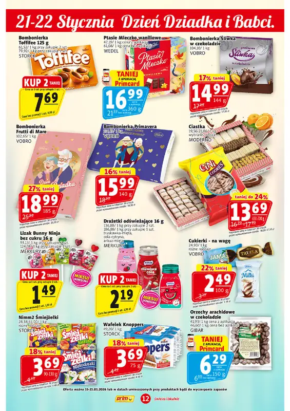 Prim Market - gazetka promocyjna Gazetka od czwartku 15.01 do środy 21.01 - strona 12