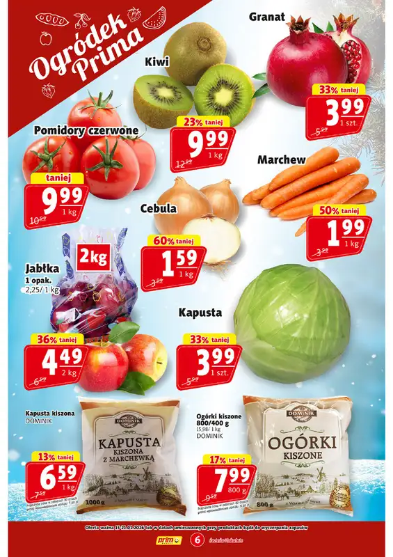 Prim Market - gazetka promocyjna Gazetka od czwartku 15.01 do środy 21.01 - strona 6