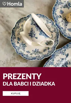 Dzień Babci i Dziadka - gazetka promocyjna Homla | Prezenty na Dzień Babci i Dziadka od środy 14.01 