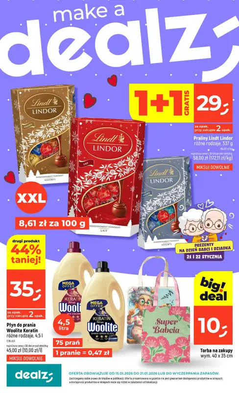Dealz - gazetka promocyjna Make a Dealz!  do środy 21.01