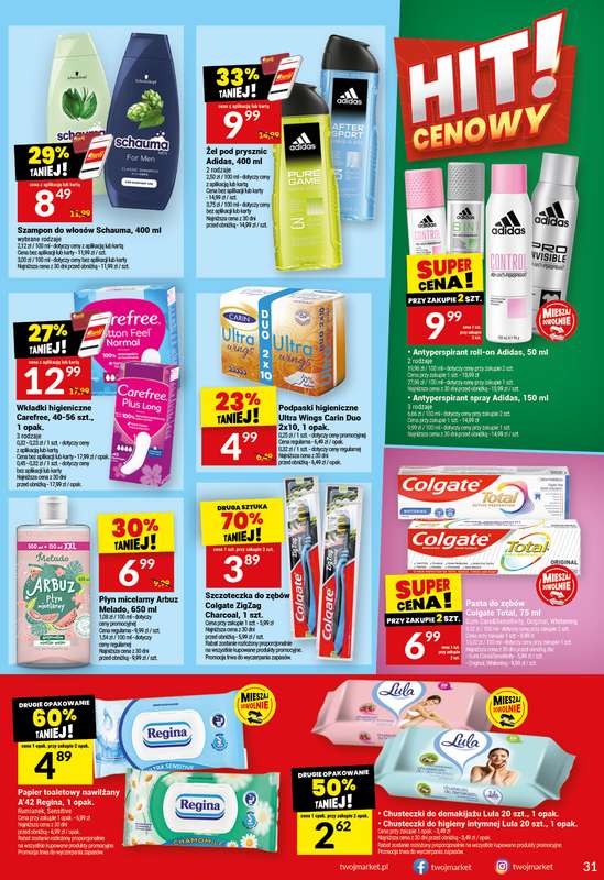 Twój Market - gazetka promocyjna Gazetka od środy 14.01 do wtorku 20.01 - strona 31