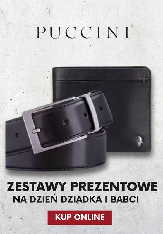 Dzień Babci i Dziadka - gazetka promocyjna Puccini | Zestawy prezentowe na Dzień Babci i Dziadka od środy 14.01 do czwartku 22.01