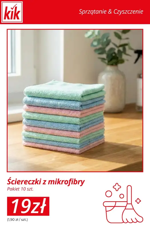 KiK - gazetka promocyjna Akcesoria do sprzątania od środy 14.01  - strona 5